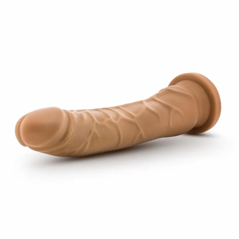 Dr. Skin Realistischer Dildo mit Saugnapf - 21,6 cm - Mokka – Bild 3
