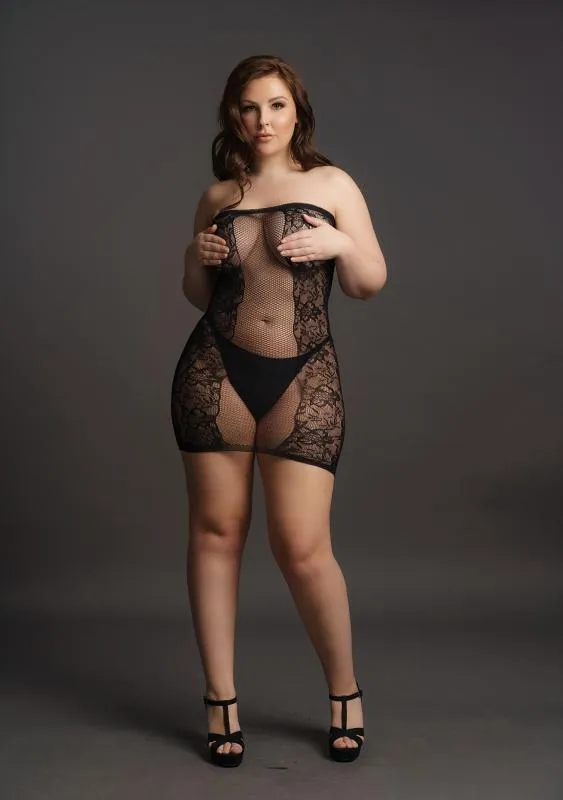 Trägerloses Minikleid für Kurven Trägerloses Minikleid für Kurven