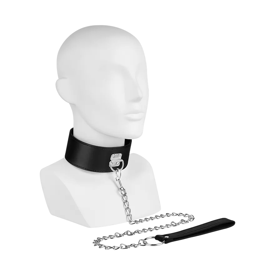Halsband mit Schloss und Leine Halsband mit Schloss und Leine