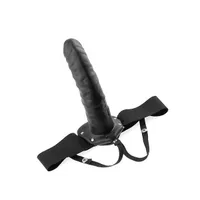 Fetish Fantasy: Strap-On mit Dildo hohl, schwarz (20cm) Fetish Fantasy: Strap-On mit Dildo hohl, schwarz (20cm)