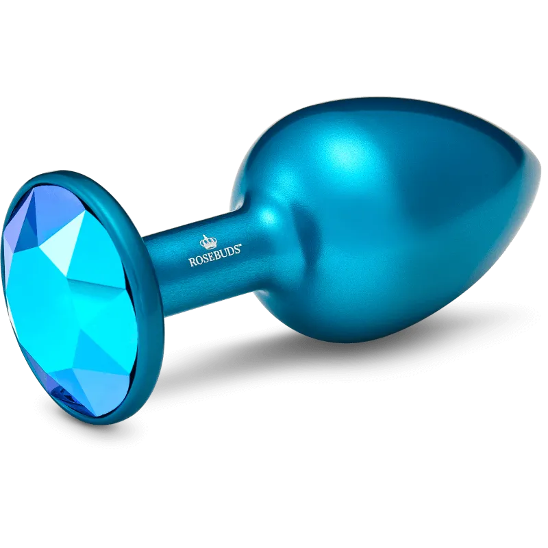 Rosebuds™ - Medium Alu Blue Crystal – Bild 2