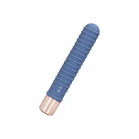 Ribbed Mini Vibrator, 14,1 cm Ribbed Mini Vibrator, 14,1 cm