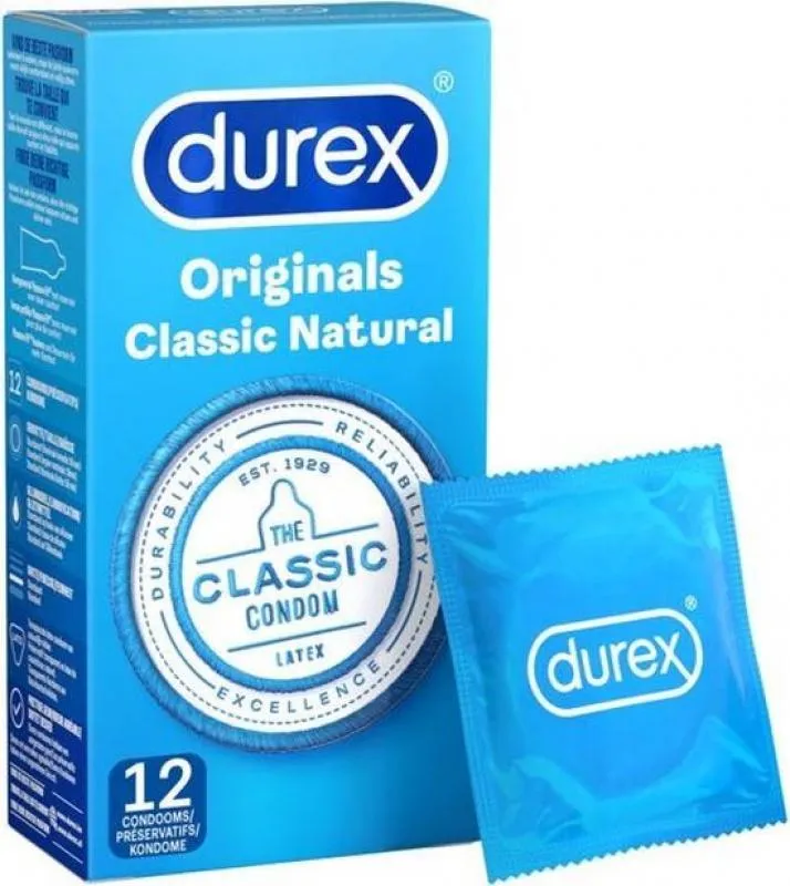 Kondome Durex Classic Natural 12 Stück Kondome Durex Classic Natural 12 Stück