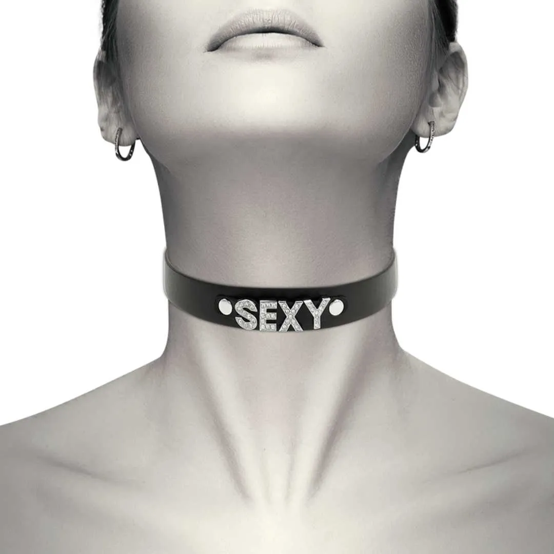 Handgefertigtes Choker mit Aufschrift – Bild 3