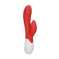 Heat Sunburst: G-Punkt-/Bunny-Vibrator mit Wärmefunktion, rot Heat Sunburst: G-Punkt-/Bunny-Vibrator mit Wärmefunktion, rot