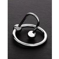 Triune Sperm Stopper Plug with Ring: Edelstahl-Eichelring mit Plug (28mm) Triune Sperm Stopper Plug with Ring: Edelstahl-Eichelring mit Plug (28mm)