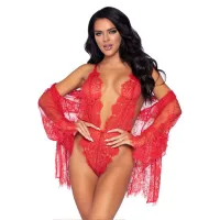 Leg Avenue »Cosmeta« Body & Kimono Set Leg Avenue »Cosmeta« Body & Kimono Set