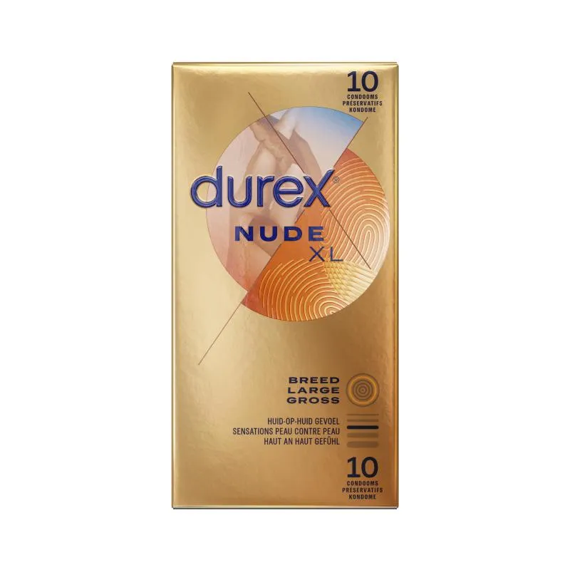 Durex Kondome Nude XL - 10 Stück Durex Kondome Nude XL - 10 Stück