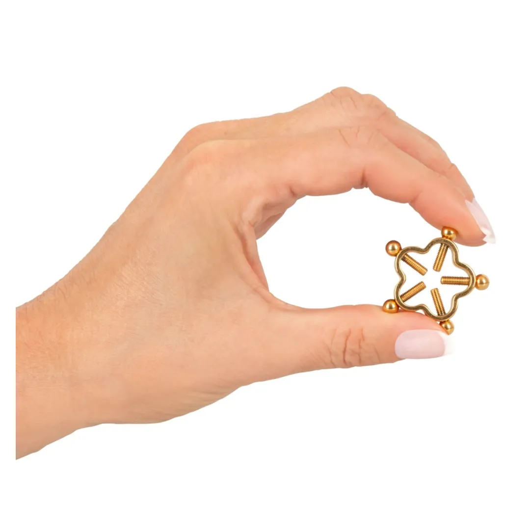 Nippelklemmen „Nipple Jewellery Golden Flower“ – Bild 3