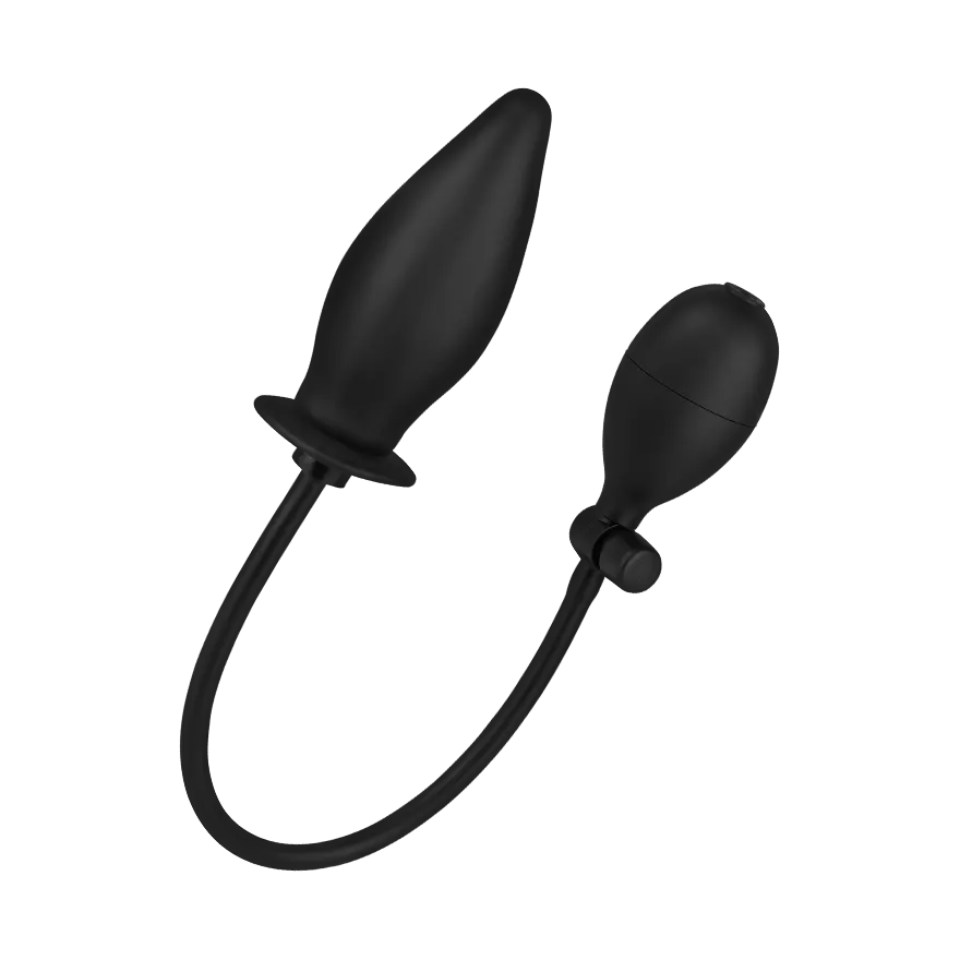 Aufblasbarer Analdildo aus Silikon, 12 cm Aufblasbarer Analdildo aus Silikon, 12 cm