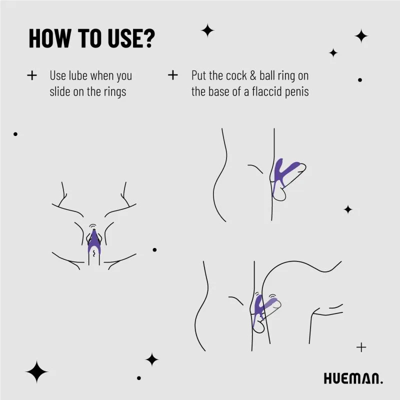 Hueman »Infinity Ignite« Penisring mit Vibration – Bild 4