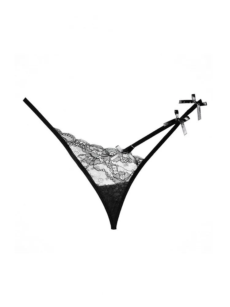 Adore Pixie: G-String, schwarz (One Size) Adore Pixie: G-String, schwarz (One Size)