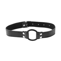 Ringknebel mit Kunstlederriemen Ringknebel mit Kunstlederriemen