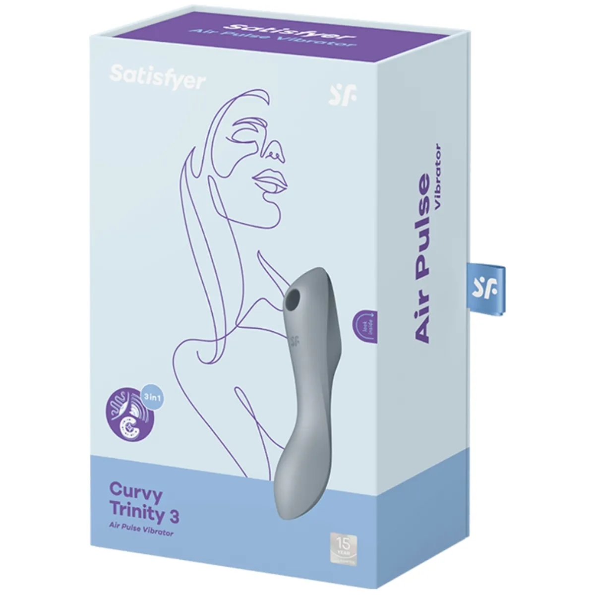 Druckwellenvibrator "Satisfyer: Curvy Trinity 3" – Bild 3