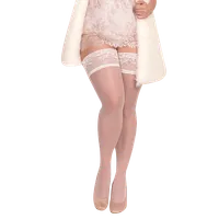 Weiße Strümpfe halterlos Plus Size Weiße Strümpfe halterlos Plus Size