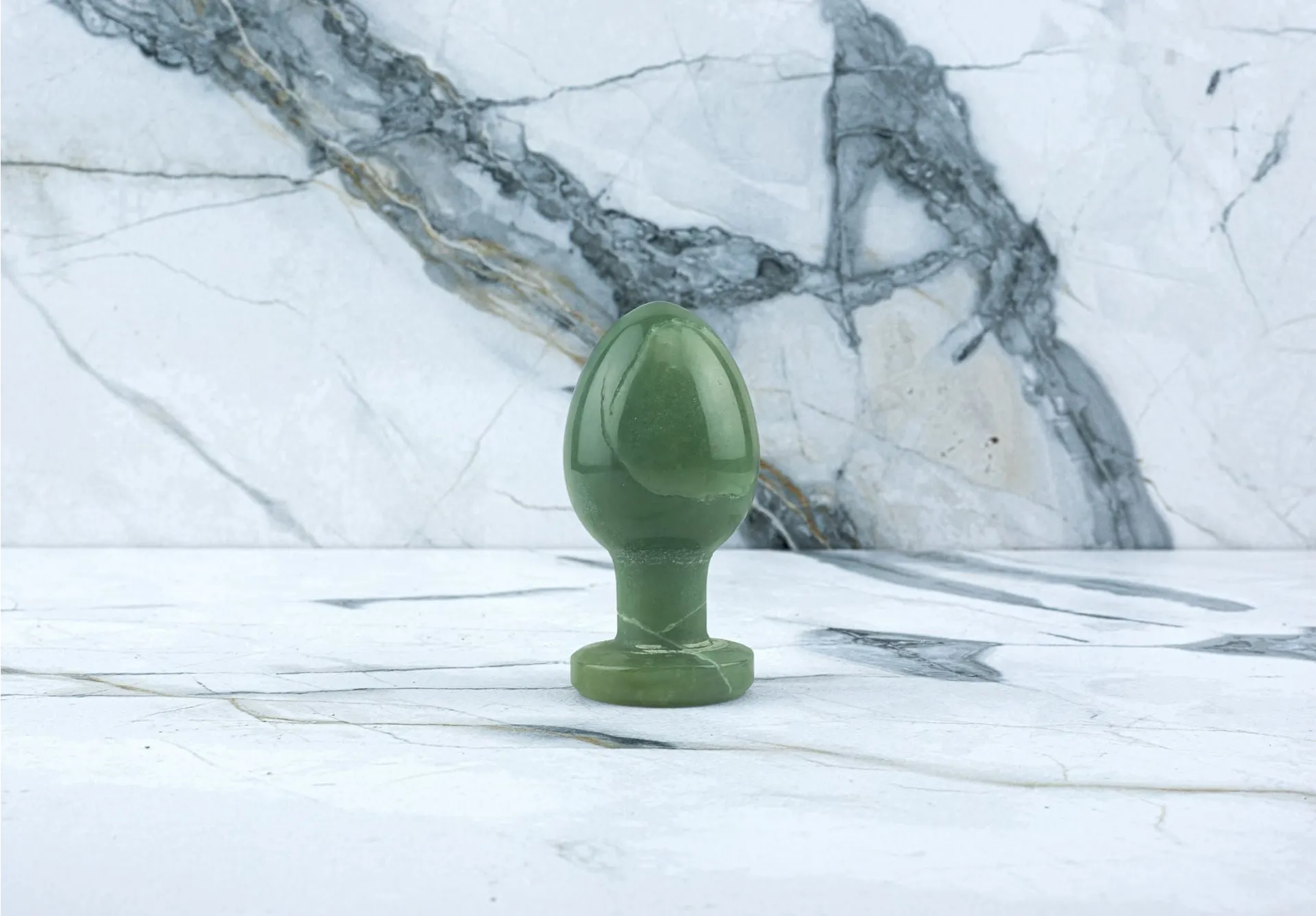 Kristall Buttplug Eva - Grüner Aventurin – Bild 2