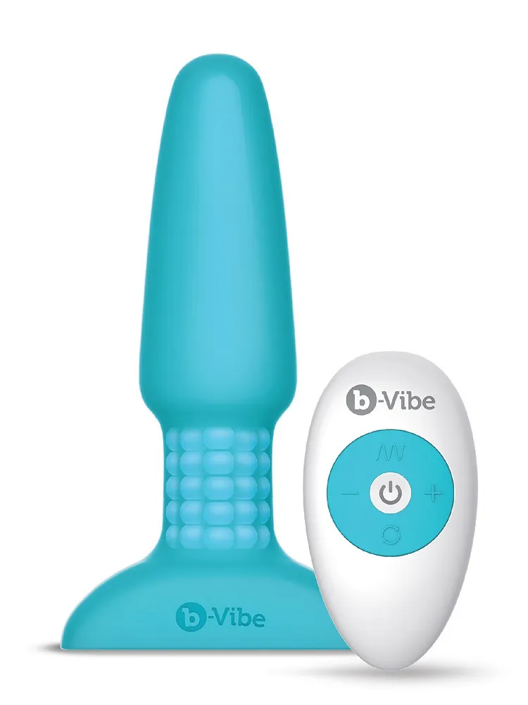B-Vibe Rimming: Vibro-Plug mit Fernbedienung, teal B-Vibe Rimming: Vibro-Plug mit Fernbedienung, teal
