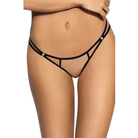 String beige schwarz String beige schwarz