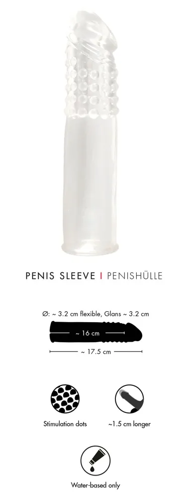Penishülle, 17,5 cm, transparent – Bild 4