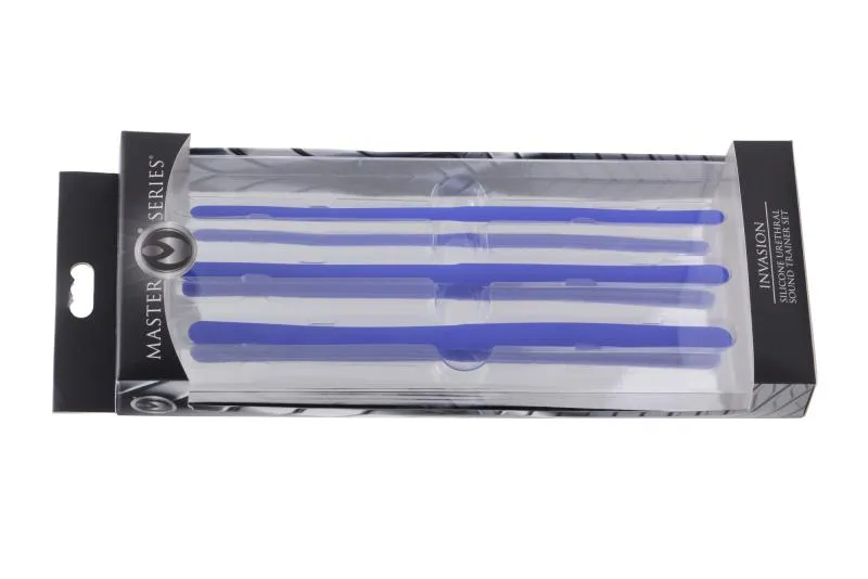 Master Series - Invasion Silikon-Harnröhren-Dilatatoren-Set - Blau – Bild 2