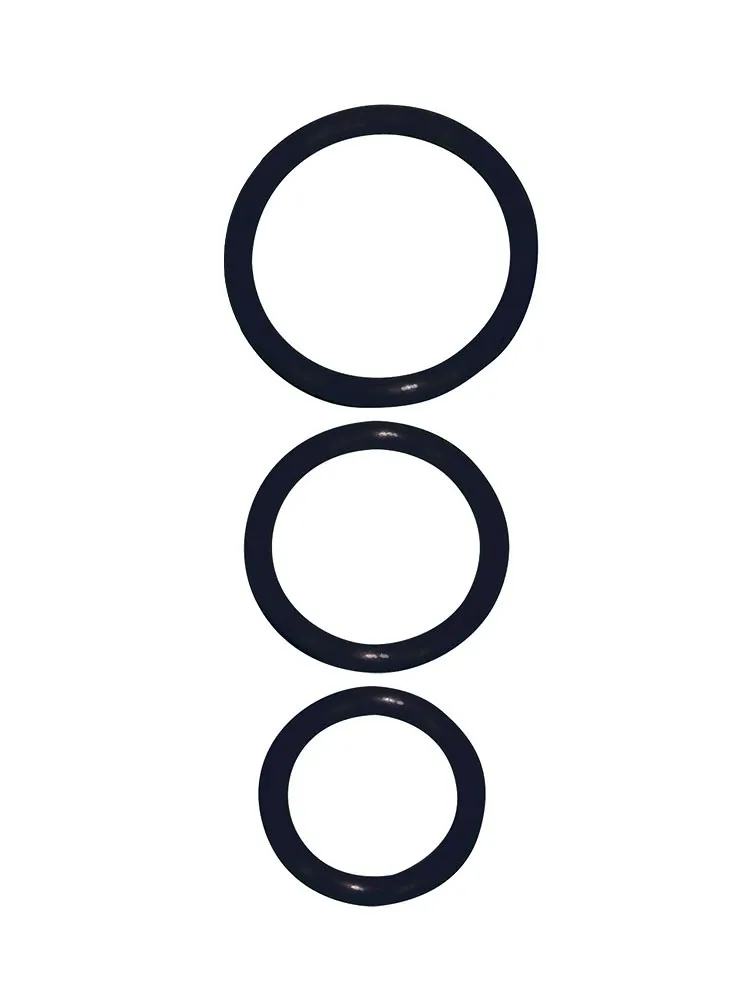 Penisring-Set, schwarz Penisring-Set, schwarz