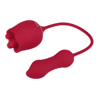 Rosenförmiger Vibrator mit Bullet, 38,5 cm Rosenförmiger Vibrator mit Bullet, 38,5 cm