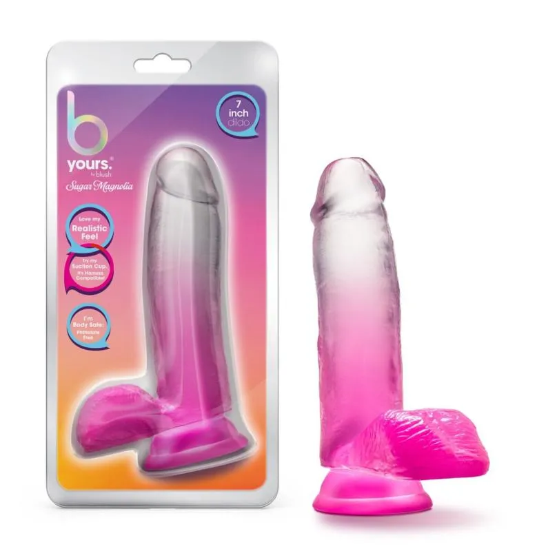 B Yours - Sugar Magnolia Dildo 17 cm - Fuchsia – Bild 2