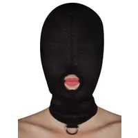 Ouch! Extreme Mesh One Hole with D-Ring: Kopfmaske, schwarz Ouch! Extreme Mesh One Hole with D-Ring: Kopfmaske, schwarz