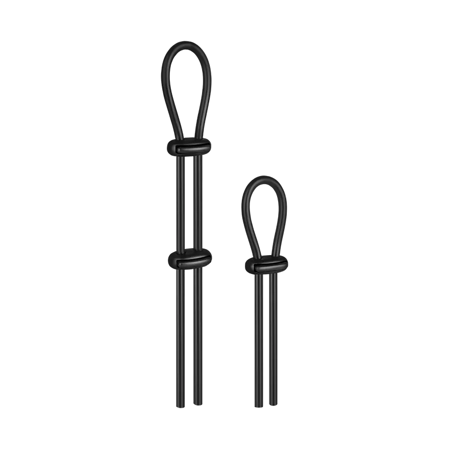 Penisring-Set aus Silikon, 2 Teile Penisring-Set aus Silikon, 2 Teile