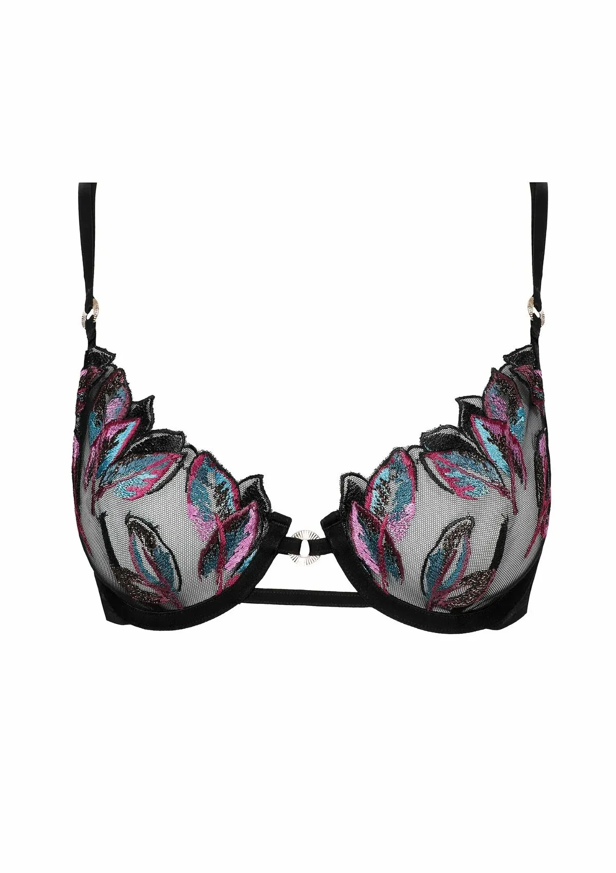 Atelier Amour | Oiseau de Paradis Bralette Halbschalen-BH Größe XL – Bild 2