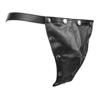 Jock Strap mit Lederklappe Jock Strap mit Lederklappe