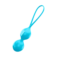 Doppel-Liebeskugel aus Silikon, 3,4 cm Doppel-Liebeskugel aus Silikon, 3,4 cm