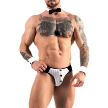 Jockslip plus Handgelenk-Manschetten und Fliege im Set Jockslip plus Handgelenk-Manschetten und Fliege im Set