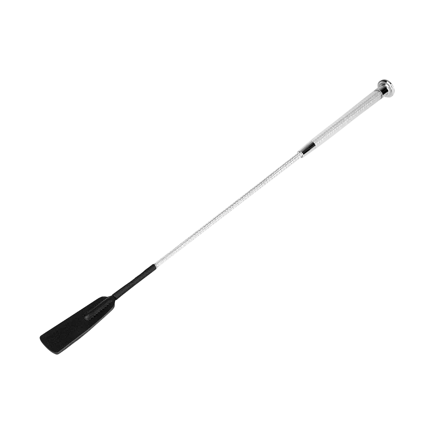 Stilvolle Reitgerte mit Silberverzierung Stilvolle Reitgerte mit Silberverzierung