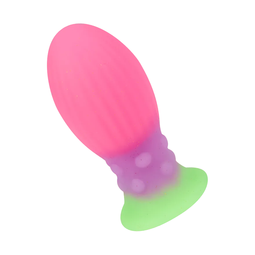 Strukturierter Analplug aus Silikon, 8,5 cm Strukturierter Analplug aus Silikon, 8,5 cm