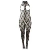 Semi-transparentes Bodystocking mit Cups und Schritt ouvert Semi-transparentes Bodystocking mit Cups und Schritt ouvert