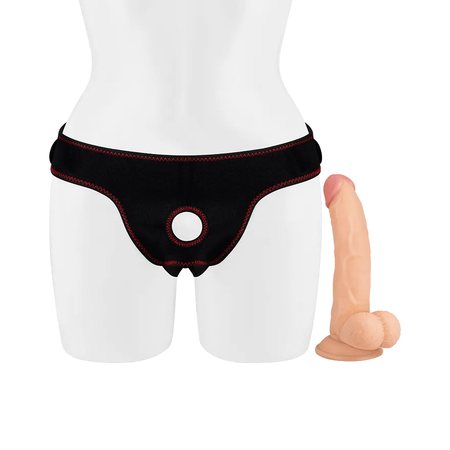 Easy Strap-On-Set with Dildo, 21,5 cm Easy Strap-On-Set with Dildo, 21,5 cm