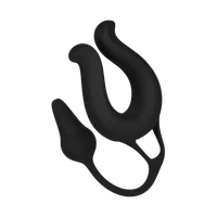 Vielseitiger Vibrator mit Analplug, 27 cm Vielseitiger Vibrator mit Analplug, 27 cm