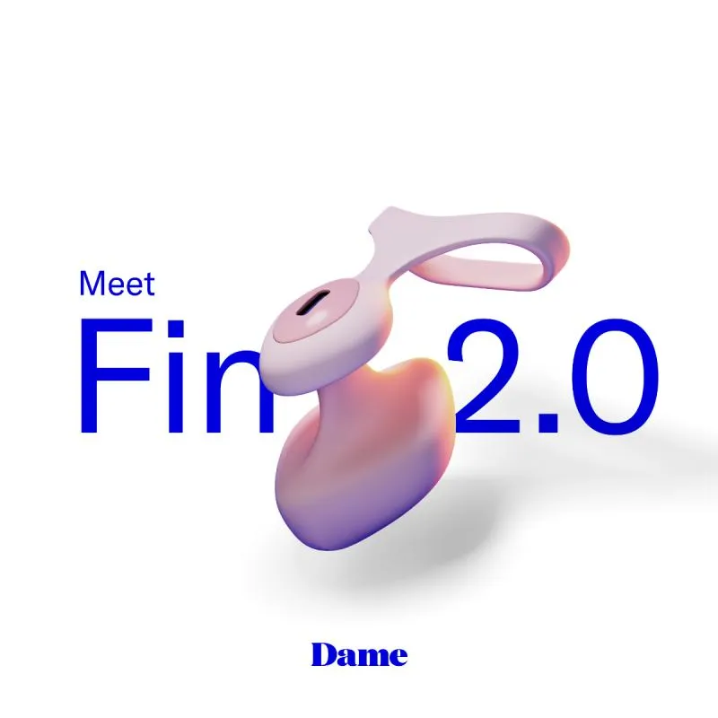 Dame - Fin 2.0 Finger-Vibrator - Quartz – Bild 3