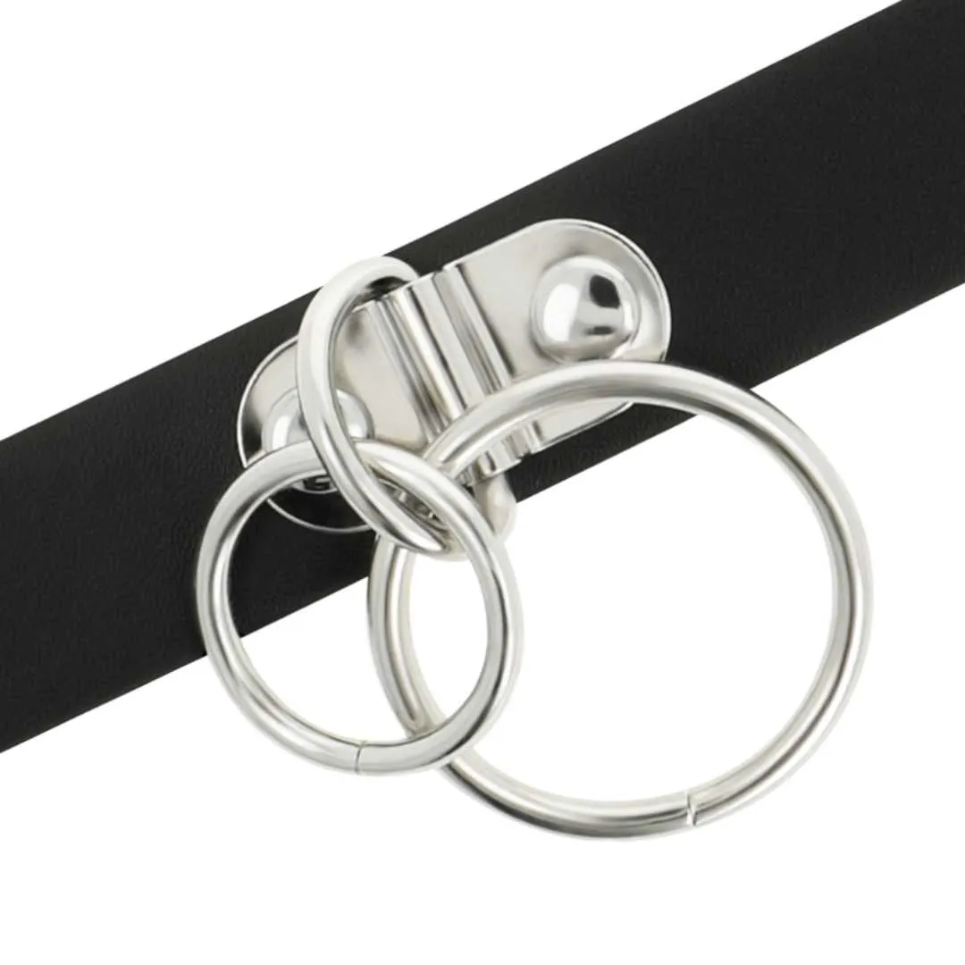 Handgefertigter Choker mit doppeltem Ring – Bild 4