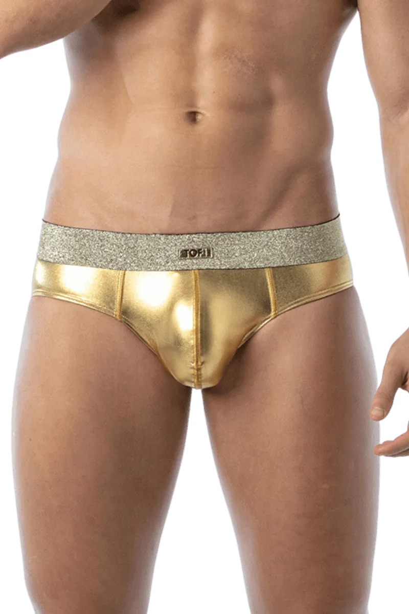 Herren Slip gold Glitzer Herren Slip gold Glitzer