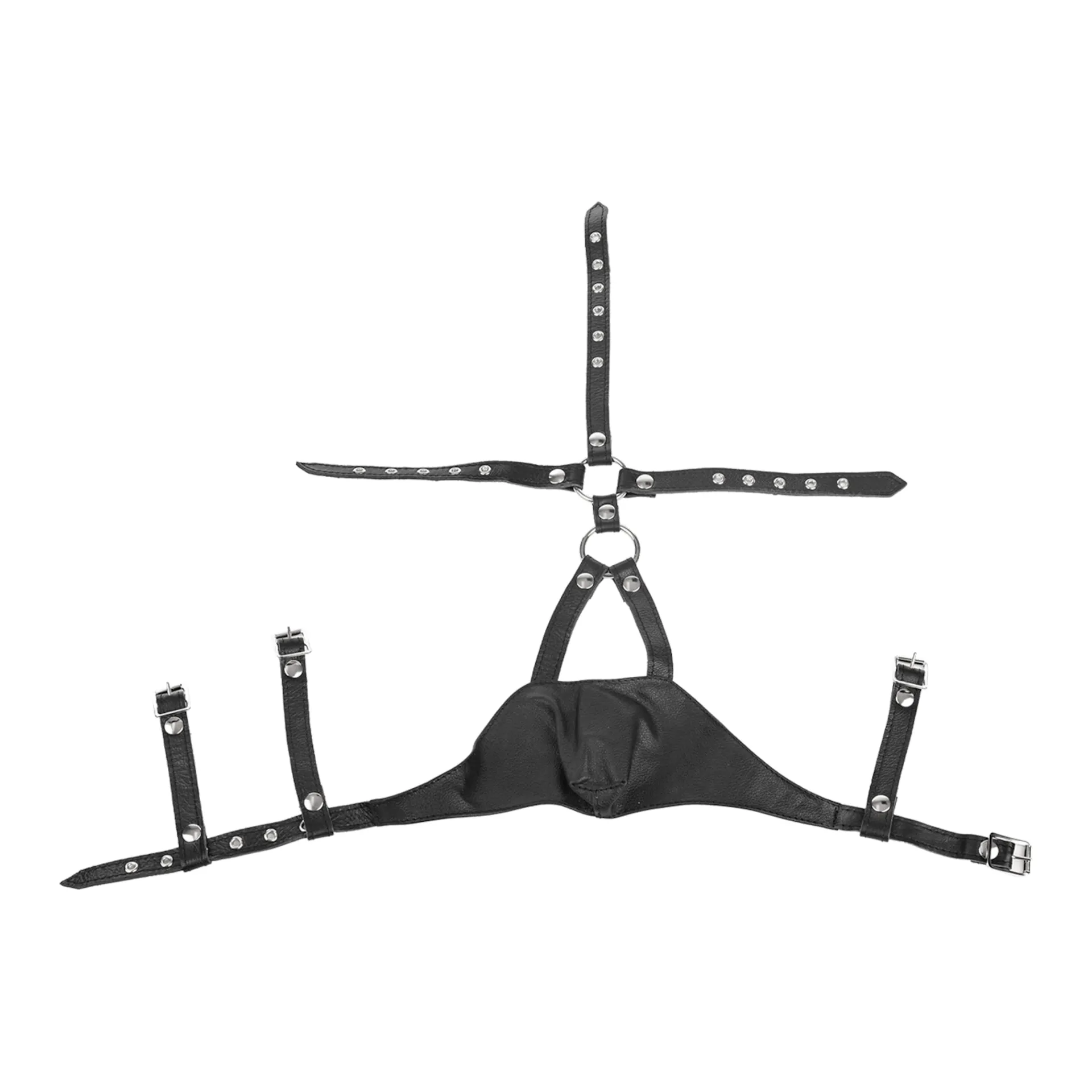 Leder-Maulkorb mit Riemen Leder-Maulkorb mit Riemen