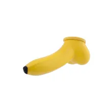 Toylie Banane: Latex-Penis-Hodenhülle (13cm), gelb Toylie Banane: Latex-Penis-Hodenhülle (13cm), gelb