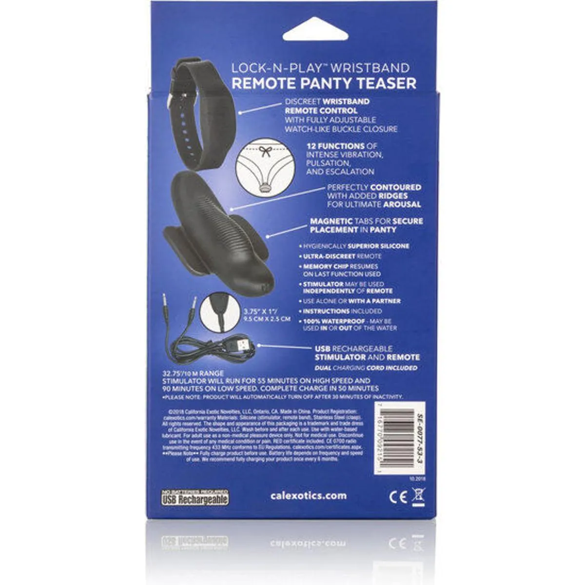 Auflegevibrator "Lock'N'Play" mit Armband als Fernbedienung – Bild 5