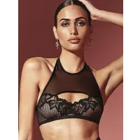 Bracli London: Neckholder-Top, schwarz (M) Bracli London: Neckholder-Top, schwarz (M)