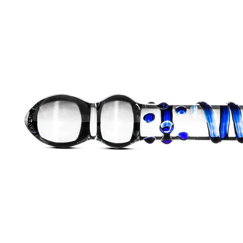 Gildo »Rillen & Tupfen« Glasdildo – Bild 2