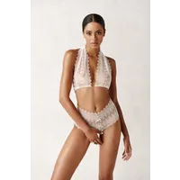 Bracli - Geneva Panty Set Ivory - 2-teiliges Luxus-Dessous-Set mit Perlenstimulation Größe Plus Bracli - Geneva Panty Set Ivory - 2-teiliges Luxus-Dessous-Set mit Perlenstimulation Größe Plus