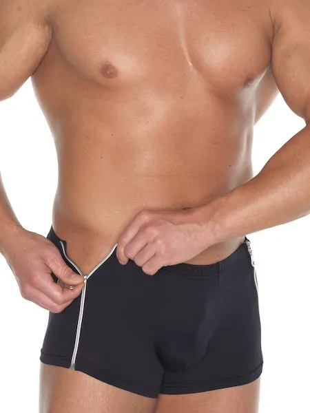 Zip Zap: Zip-Short, schwarz (One Size) Zip Zap: Zip-Short, schwarz (One Size)