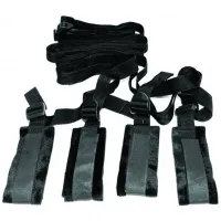 Sportsheets – S&M Bett-Bondage-Restraint-Kit – Schwarz Sportsheets – S&M Bett-Bondage-Restraint-Kit – Schwarz