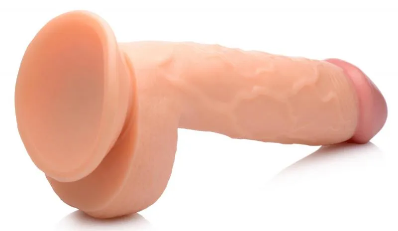 Pop Peckers - Poppin Realistischer Dildo Beige - 20cm – Bild 4